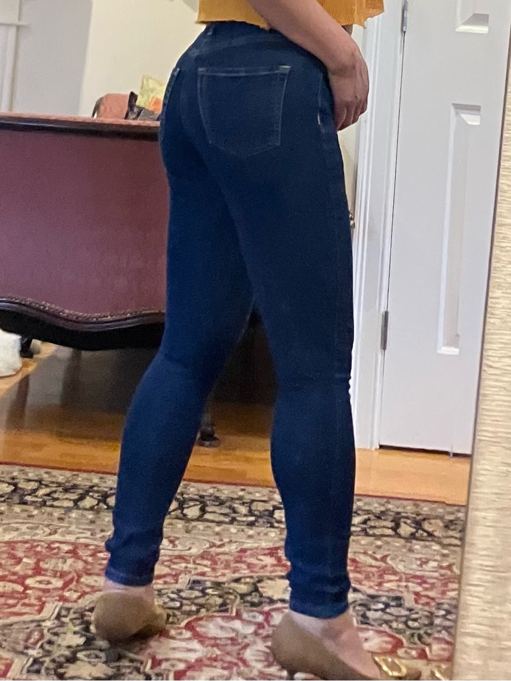 Wilfred Indigo High-Rise Skinny Jeans - Picture 2 of 5
